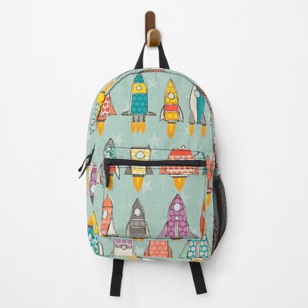 Item preview, retro rockets mint designed and sold by scrummy.