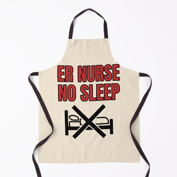 Item preview, ER Nurse No Sleep Funny Sarcastic Emergency Room Gift Design designed and sold by Dantin.