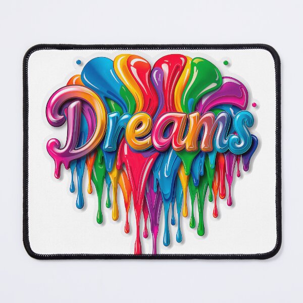 Item preview, Dream text paint drips designed and sold by TanyaLovus.