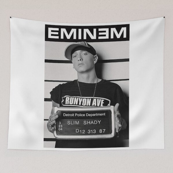 Item preview, Black and White Eminem Detroit Police Department designed and sold by jasonfogu11.