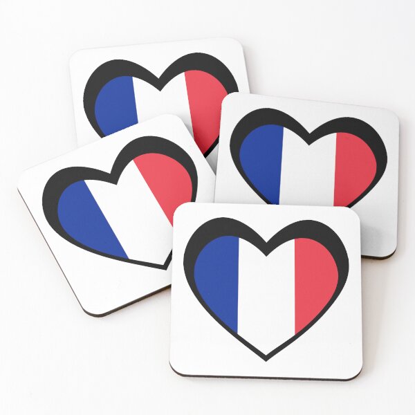 Item preview, Black heart France flag designed and sold by The Best Designs.