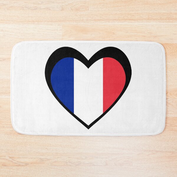 Item preview, Black heart France flag designed and sold by The Best Designs.