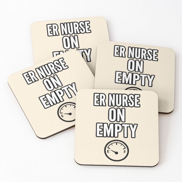 Item preview, ER Nurse On Empty Funny Burnout Gift for Healthcare Staff Design designed and sold by Dantin.