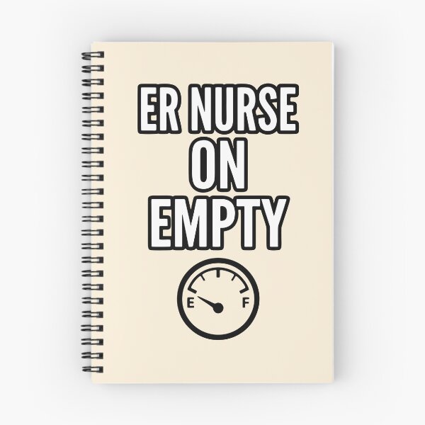 Item preview, ER Nurse On Empty Funny Burnout Gift for Healthcare Staff Design designed and sold by Dantin.