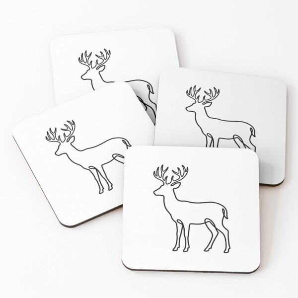 Item preview, Minimalist deer single line art designed and sold by AlanyaArtX.