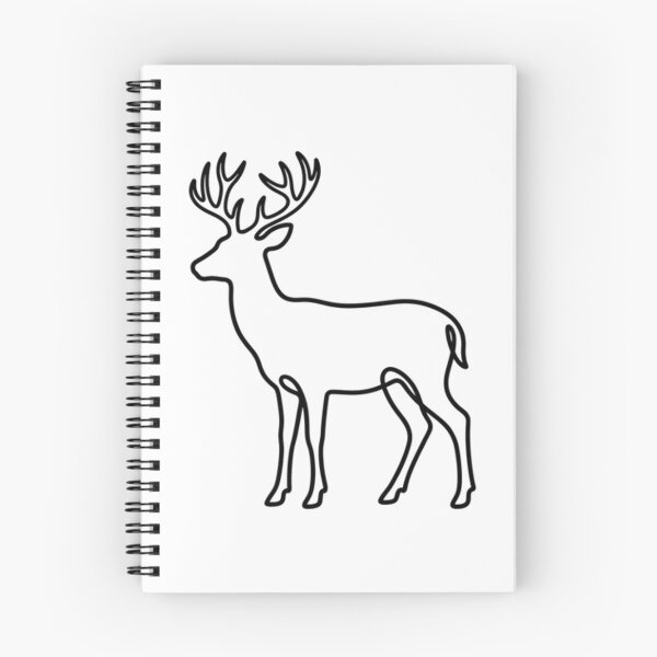 Item preview, Minimalist deer single line art designed and sold by AlanyaArtX.