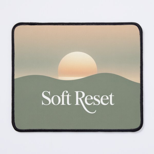 Item preview, Soft Reset Aesthetic Shirt Minimal Calm Healing Vibe Gen Z Trendy Clean Modern Design designed and sold by HumanError-Club.