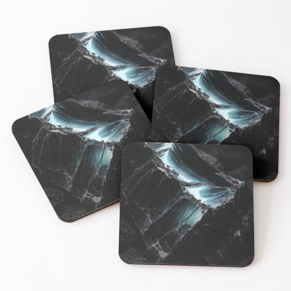 Item preview, Obsidian Glass Texture with Sharp Fractures designed and sold by Ykvaere.