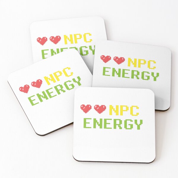 Item preview, NPC Energy Funny Gamer Pixel Design designed and sold by Hoffmann-Shop.