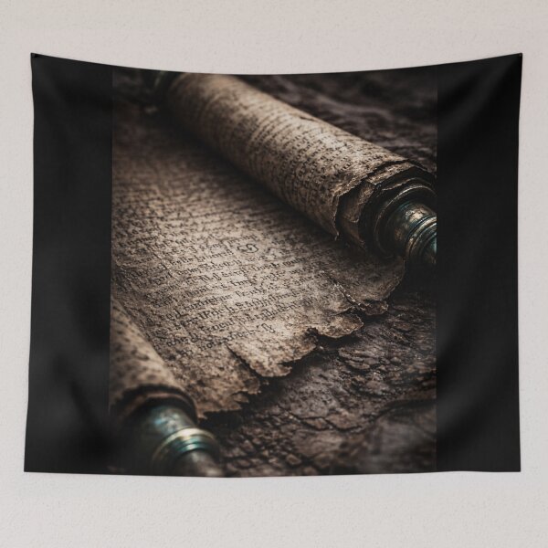Item preview, Ancient Scroll with Worn Text and Texture designed and sold by Ykvaere.