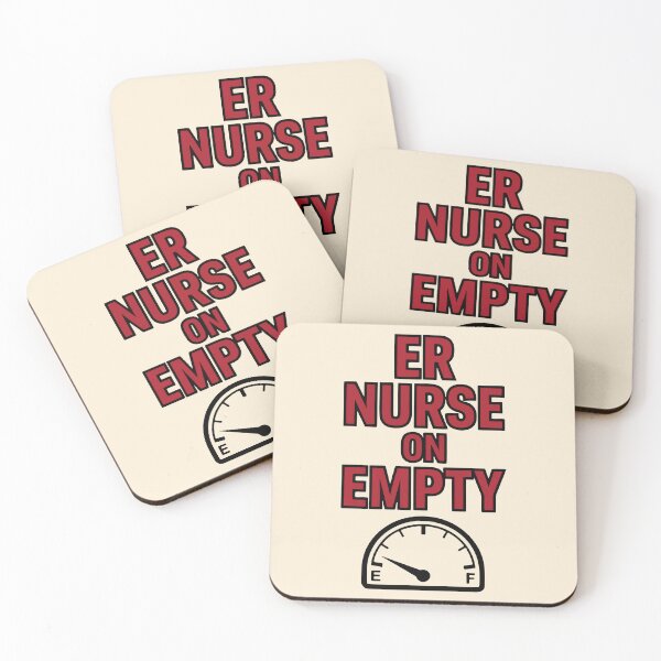 Item preview, ER Nurse On Empty Sarcastic Gift for Tired ER Staff Design designed and sold by Dantin.