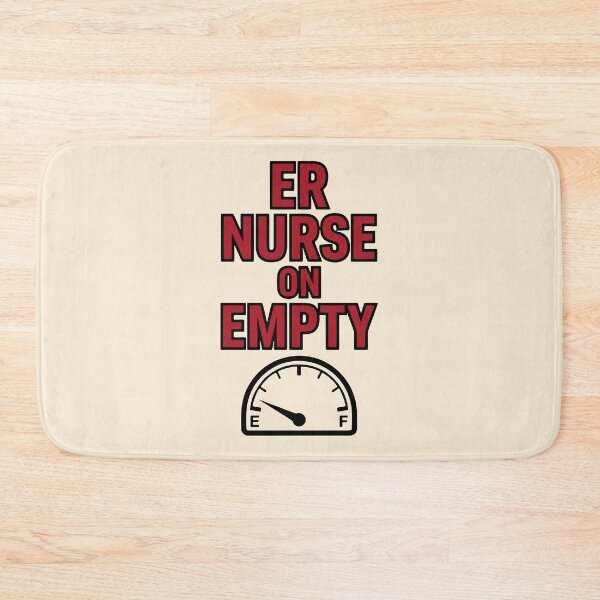 Item preview, ER Nurse On Empty Sarcastic Gift for Tired ER Staff Design designed and sold by Dantin.