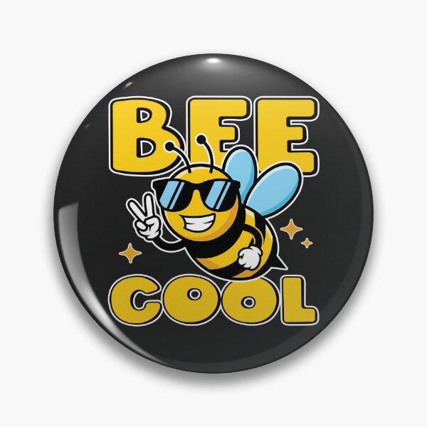 Item preview, Bee Cool Funny Cartoon Bee Cute Positive Vibes designed and sold by Infinitee8hirts.