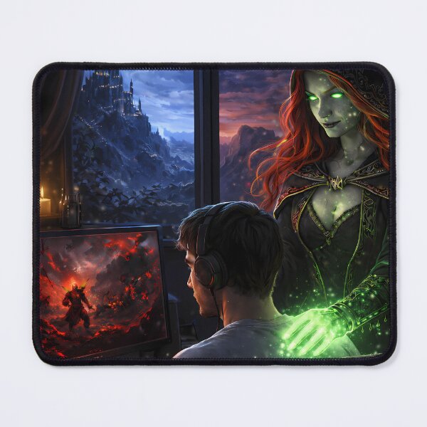 Item preview, Fantasy Gamer Bond Character Guardian Art designed and sold by KnitOfShadoF.