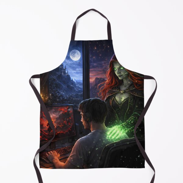 Item preview, Fantasy Gamer Bond Character Guardian Art designed and sold by KnitOfShadoF.