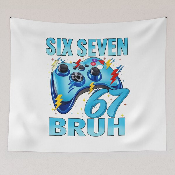 Item preview, Six Seven 67 Bruh Gamer Controller Birthday designed and sold by OlyvieArt.