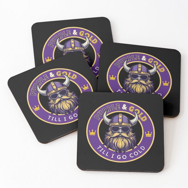 Item preview, Minnesota Vikings Purple and Gold Til I Go Gold M8371  designed and sold by satin-merch.