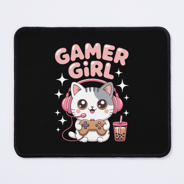Item preview, Gamer Girl Cat designed and sold by FaithAbbott.