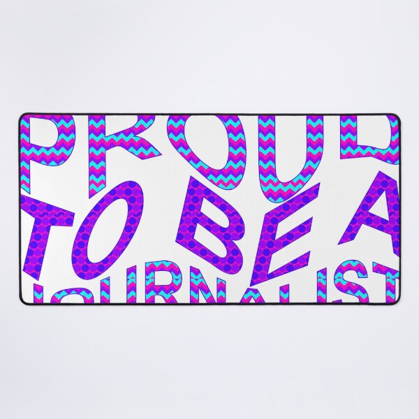 Item preview, Proud To Be A Journalist Wavy Text designed and sold by TheIconSmith.
