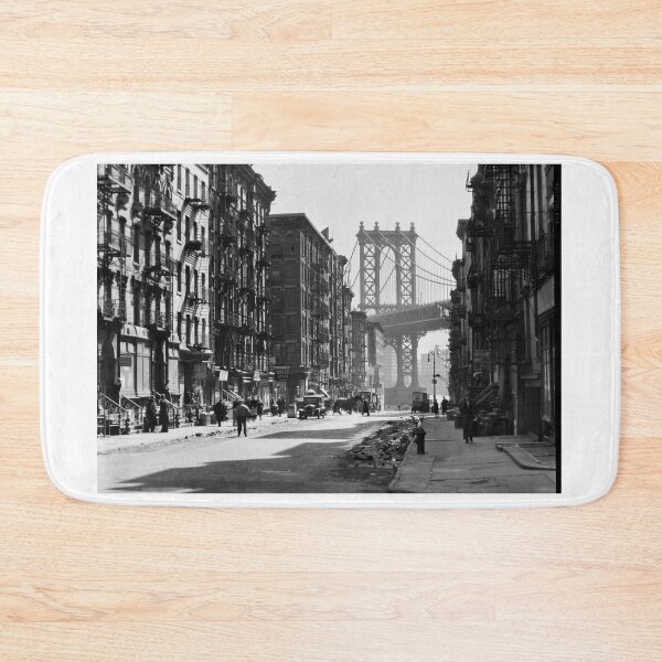 Item preview, Pike & Henry Streets – Berenice Abbott (1936) – Manhattan Bridge & tenements designed and sold by Artyfact1.