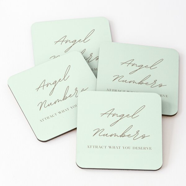 Item preview, Angel Numbers – Attract What You Deserve Spiritual Manifestation Typography Design designed and sold by CosmicQuietLab.