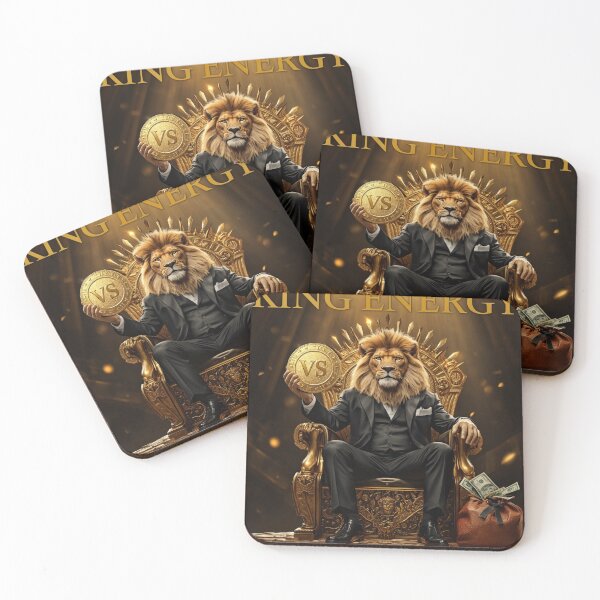 Item preview, King Energy Lion Wealth Power Motivation Design designed and sold by Vice Society.