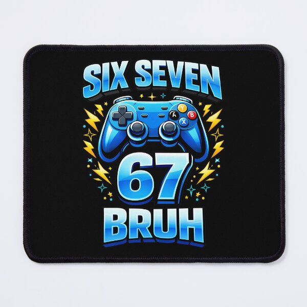 Item preview, SIX SEVEN 67 BRUH Gaming Controller Birthday designed and sold by OlyvieArt.