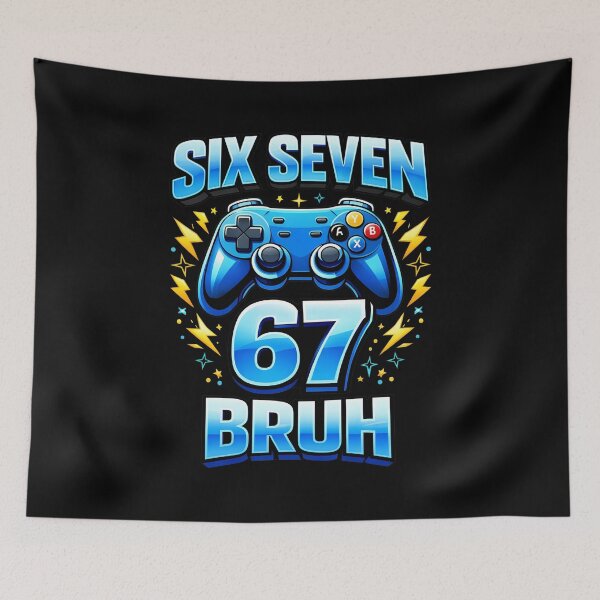 Item preview, SIX SEVEN 67 BRUH Gaming Controller Birthday designed and sold by OlyvieArt.