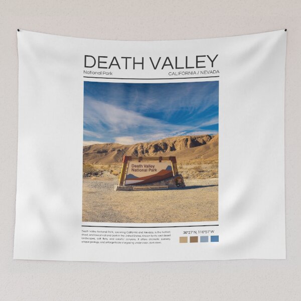 Item preview, Death Valley National Park - California / Nevada designed and sold by StudioRedKoala.