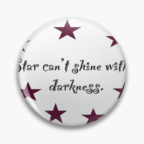 Item preview, Stars can’t shine without darkness : celestial quote art designed and sold by AdesignbyG.
