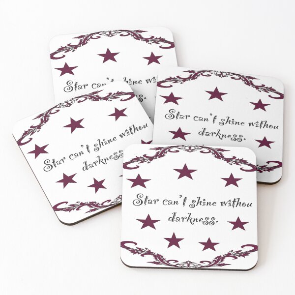 Item preview, Stars can’t shine without darkness : celestial quote art designed and sold by AdesignbyG.