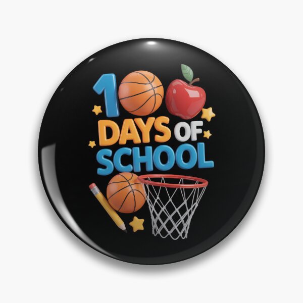 Item preview, 100th Day of School Kid Basketball 100th Days of School Boys designed and sold by FaithAbbott.