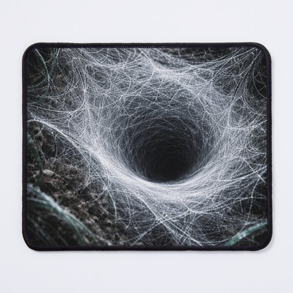 Item preview, Funnel Spider Web Trap in Grass Close Up designed and sold by Ykvaere.