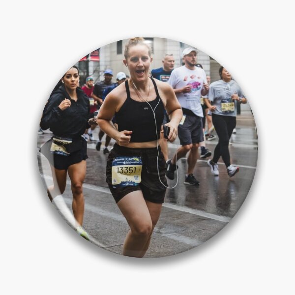 Item preview, City Marathon Runners on Wet Street designed and sold by Branjuionroe.