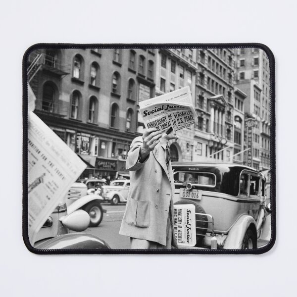 Item preview, "Social Justice" – Dorothea Lange – Street photograph, New York, 1930s – vintage black & white designed and sold by Artyfact1.