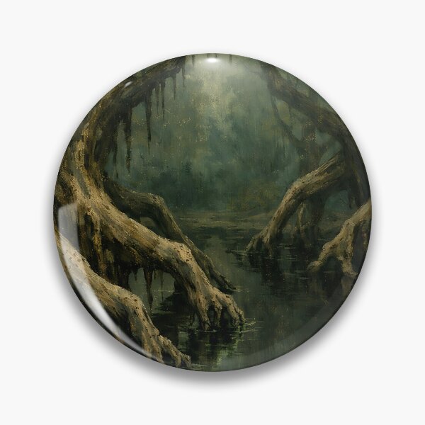 Item preview, Weeping Willows of Sorrow - Dark Fantasy Eerie Landscape designed and sold by bapupa.