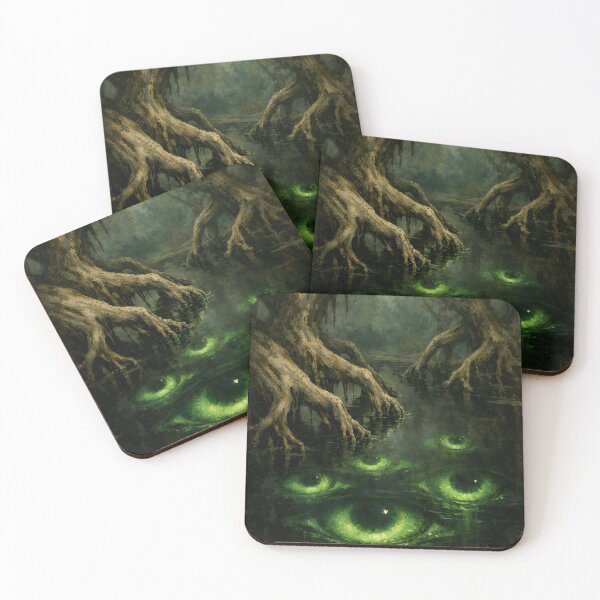 Item preview, Weeping Willows of Sorrow - Dark Fantasy Eerie Landscape designed and sold by bapupa.