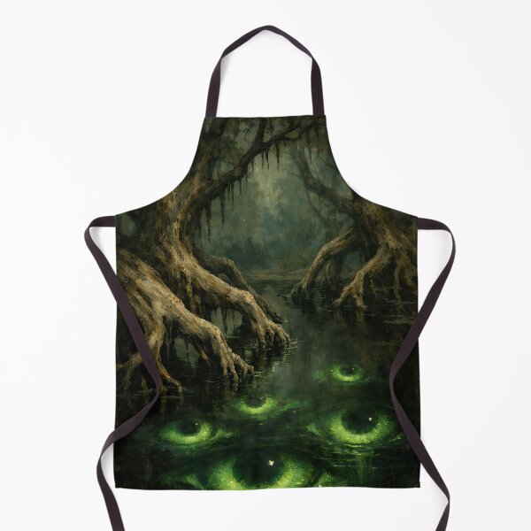 Item preview, Weeping Willows of Sorrow - Dark Fantasy Eerie Landscape designed and sold by bapupa.