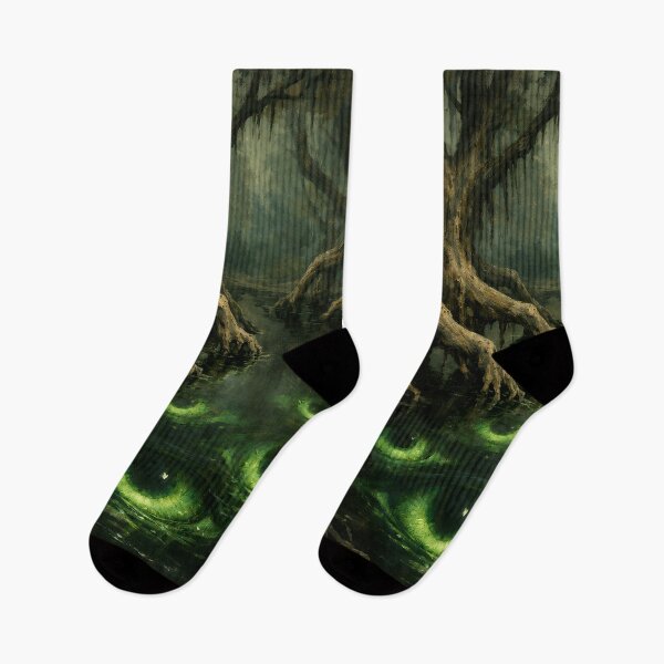 Item preview, Weeping Willows of Sorrow - Dark Fantasy Eerie Landscape designed and sold by bapupa.