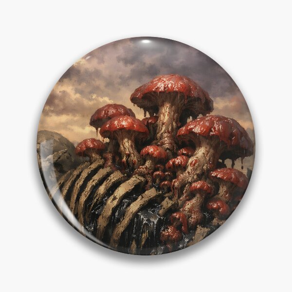 Item preview, Fungal Forest Decay - Dark Fantasy Eerie Landscape designed and sold by bapupa.