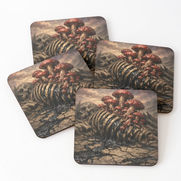 Item preview, Fungal Forest Decay - Dark Fantasy Eerie Landscape designed and sold by bapupa.