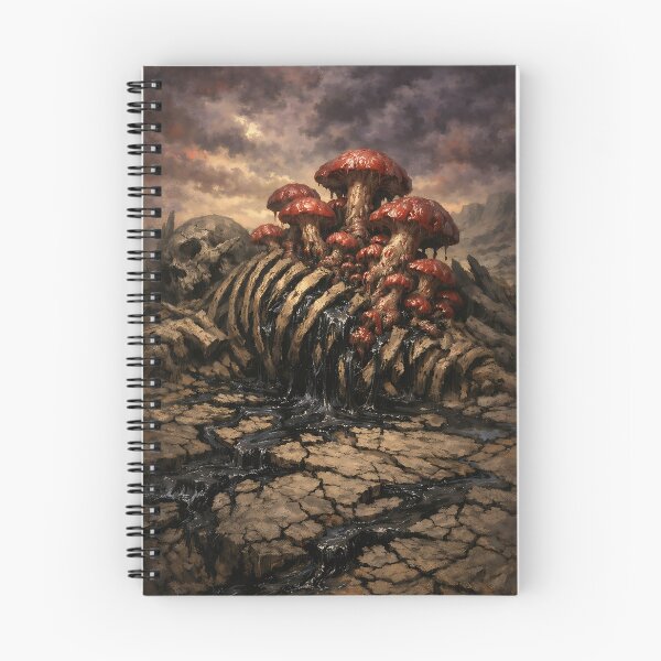 Item preview, Fungal Forest Decay - Dark Fantasy Eerie Landscape designed and sold by bapupa.