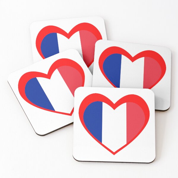 Item preview, Red heart France flag designed and sold by The Best Designs.