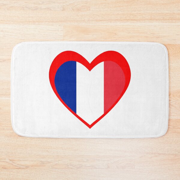 Item preview, Red heart France flag designed and sold by The Best Designs.