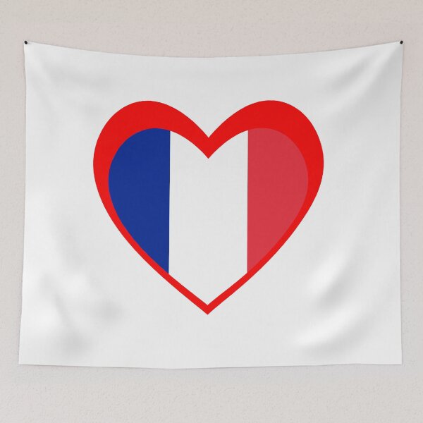 Item preview, Red heart France flag designed and sold by The Best Designs.