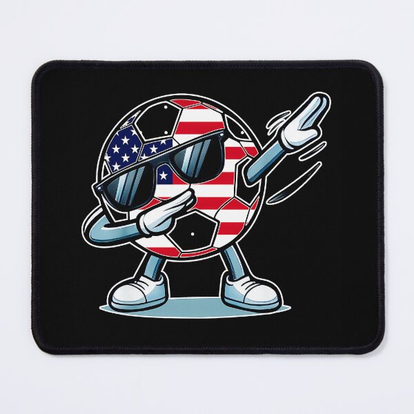 Item preview, USA Soccer Ball Dabbing Patriot designed and sold by QuentinHarrow.