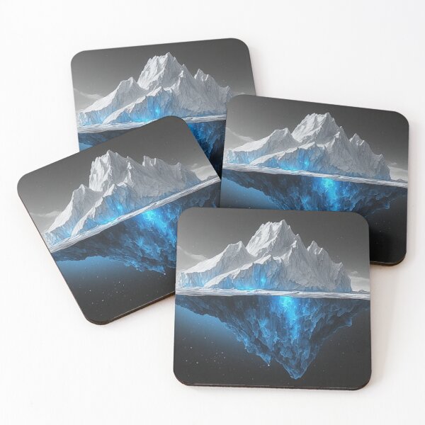Item preview, Glowing Iceberg with Underwater Depths Revealed designed and sold by Ykvaere.