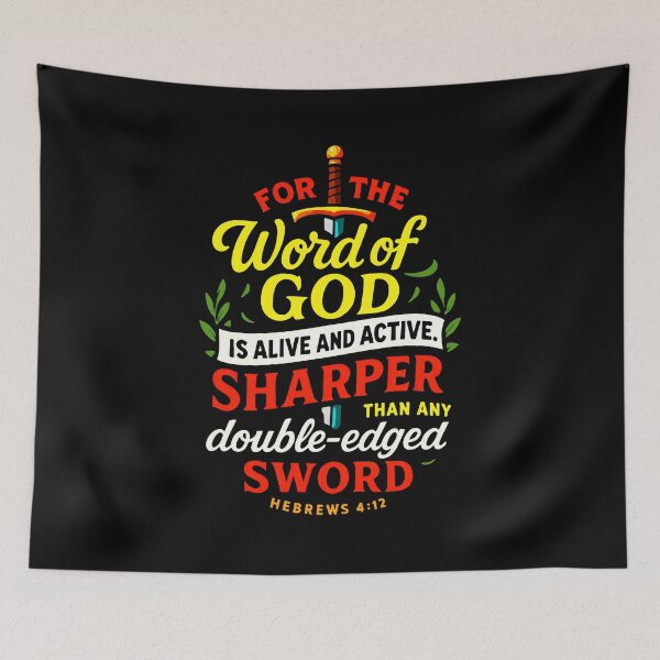Item preview, Hebrews 4:12 For The Word of God is Alive and Active designed and sold by plushism.