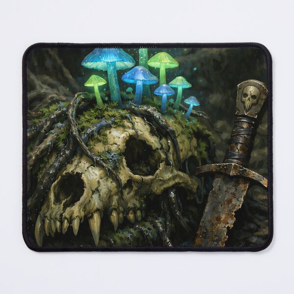 Item preview, The Festering Thicket - Dark Fantasy Eerie Landscape designed and sold by bapupa.