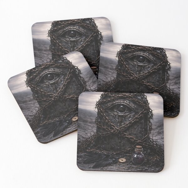 Item preview, The Pilgrimage Path Marker - Dark Fantasy Eerie Landscape designed and sold by bapupa.